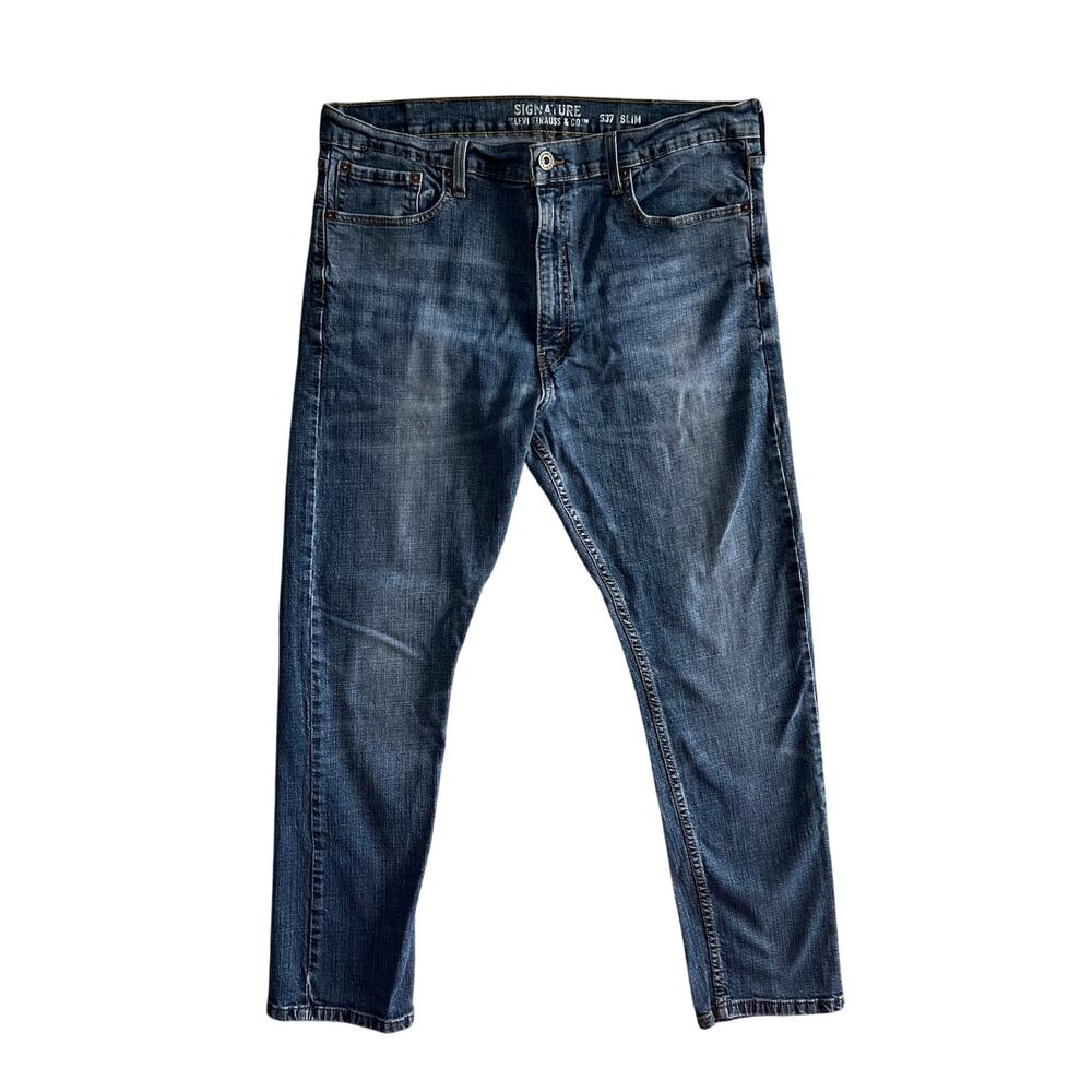 Signature by Levi Strauss & Co. S37 Slim Jeans Blue Denim Men’s W38 L30